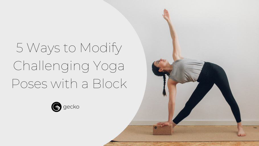 How to Use a Cork Yoga Block to Modify Challenging Poses